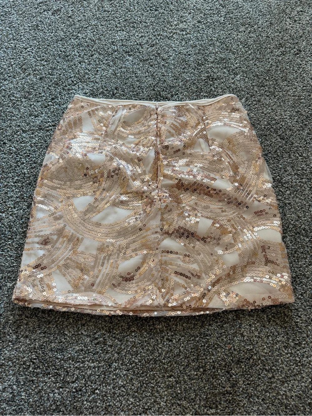 Sequin Mini Skirt - Blush